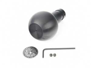 ES#3145907 - GS1PB - BFI Heavy Weight Shift Knob SCHWARZ - Full Billet  - Black Color - Weighing in at approximately 225 grams the added inertial mass makes shifting effort substantially less while speeding up the process at the same time. - Black Forest Industries - Porsche