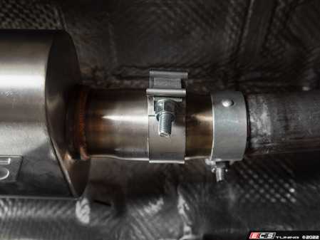 ECS - 020846la03KT - MK7 Jetta Cat-Back Exhaust System - With Turndown