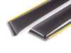 ES#2838318 - 82335 - Front & Rear Side Window Deflectors - Dark Smoke  - Optimum protection, while allowing window use in any conditions - WeatherTech - Volkswagen Porsche