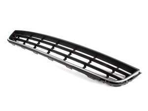 ES#2085970 - 5C6853671RYP - Lower Center Grille - Satin Black/Bright Chrome - Replace broken or missing grilles and restore the look of your vehicle - Genuine Volkswagen Audi - Volkswagen