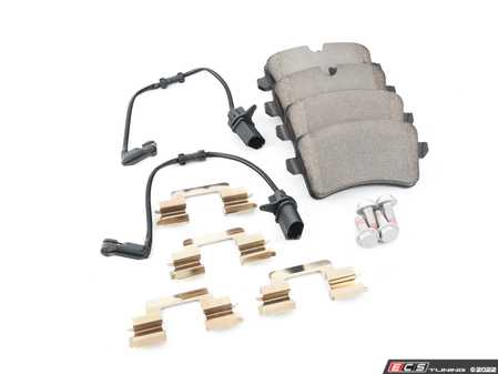 ES#4486456 - 4G0698451C - Premium Ceramic OE Equivalent Pad - Rear - Brembo NAO Ceramic pads are designed to deliver improved comfort and reduced pad wear - Brembo - Audi Porsche
