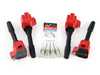 ES#4690831 - 121386433600KT8 - High Performance Ignition Service Kit - Includes Bavarian Autosport Performance coils, Brisk 1 stage colder plugs, and dielectric grease. Set of four. - Assembled By ECS - MINI