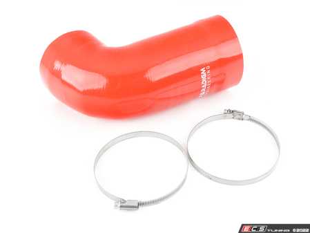 ES#4465391 - Fb58intkinletred - Silicone Intake Inlet Upgrade - Red - F Chassis B58 - Smooths the airflow from the intake to the factory turbo inlet by removing the upper factory sound resonator and the lower accordion section of the air inlet pipe - Paradigm Engineering - BMW