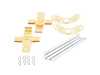 ES#4320626 - 92835295301 - Brake Pad Hardware Kit - For rear calipers - One kit required - Genuine Porsche - Porsche