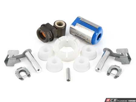 ES#3514163 - 2511750769KT2 - Shifter Rebuild & Upgrade Kit - Overhaul your shifter with this kit, featuring ECS Tuning Teflon shifter bushings & Turner Motorsport poly shift arm bushing - Assembled By ECS - BMW