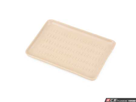 ES#87172 - 51168242847 - Storage Tray Mat - Beige - For rear storage tray located in center console - Genuine BMW - BMW