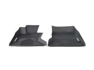 ES#2165975 - 82112210406 - F10 Front All Weather Floor Liners - Black - Genuine BMW - Genuine BMW - BMW