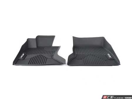 ES#2165975 - 82112210406 - F10 Front All Weather Floor Liners - Black - Genuine BMW - Genuine BMW - BMW
