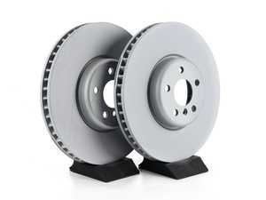 ES#4016984 - 34116860912-1KT - Front Brake Rotors - Pair (348x36) - Features "Z" coat for corrosion resistance - Zimmermann - BMW
