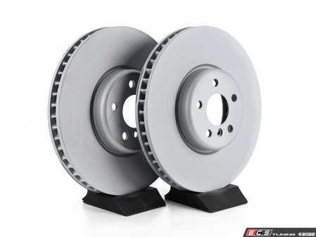 ES#4016984 - 34116860912-1KT - Front Brake Rotors - Pair (348x36) - Features "Z" coat for corrosion resistance - Zimmermann - BMW