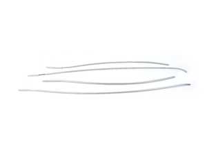 ES#2742976 - 561071370A7W - Front and Rear Door Edge Guards - Reflex Silver - No matter how careful you and your passengers are your car's doors take a beating even during day-to-day activities. - Genuine Volkswagen Audi - Volkswagen