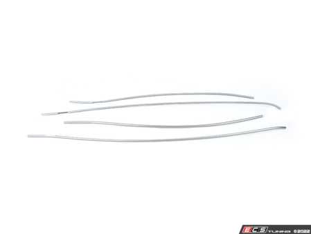 ES#2742976 - 561071370A7W - Front and Rear Door Edge Guards - Reflex Silver - No matter how careful you and your passengers are your car's doors take a beating even during day-to-day activities. - Genuine Volkswagen Audi - Volkswagen