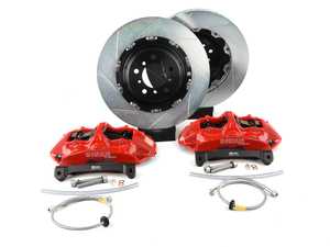 ES#4145236 - D290-0605-R - Dinan Front Big Brake Kit by Brembo - Red, Slotted - The Dinan by Brembo brake conversion offers the ultimate in stopping power for the most demanding driving enthusiast. - Dinan - BMW