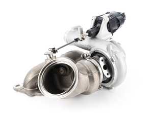 ES#4176997 - 11657849651 - Turbocharger With Manifold - Rear Position - Replacement factory turbocharger for cylinders 4-6. No core charge! - Mitsubishi Turbocharger - BMW