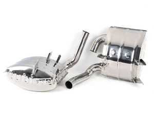 ES#4505554 - 04100511047 - Tubi Style Exhaust System - 304 Stainless Steel, non-valved system with a legendary sound - Tubi Style  - Porsche