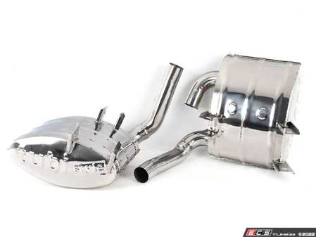 ES#4505554 - 04100511047 - Tubi Style Exhaust System - 304 Stainless Steel, non-valved system with a legendary sound - Tubi Style  - Porsche