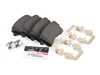 ES#4476273 - 8K0698451G - Premium Ceramic OE Equivalent Pad - Rear - Brembo NAO Ceramic pads are designed to deliver improved comfort and reduced pad wear - Brembo - Audi