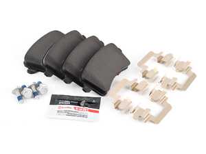 ES#4476273 - 8K0698451G - Premium Ceramic OE Equivalent Pad - Rear - Brembo NAO Ceramic pads are designed to deliver improved comfort and reduced pad wear - Brembo - Audi