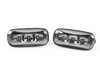 ES#3170726 - 446-1401PXBQVS - LED Side Marker Set - Smoke - Includes the left and right side markers for plug and play installation - Depo - Audi