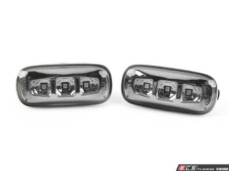 ES#3170726 - 446-1401PXBQVS - LED Side Marker Set - Smoke - Includes the left and right side markers for plug and play installation - Depo - Audi