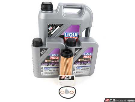 ES#4405561 - 83212365954KT12 - Liqui Moly Special Tec B 5W-30 Oil Change Kit - Includes Liqui Moly synthetic engine oil, filter with o-ring, and drain plug with o-ring - Assembled By ECS - BMW