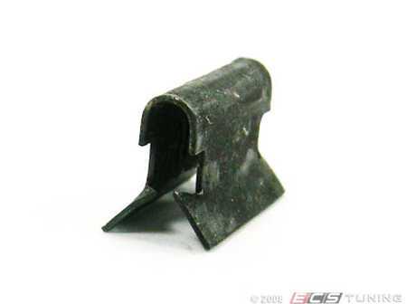 ES#257510 - N10491001 - Securing Clip - Priced Each - Metal clip used to secure lower bumper grilles into the bumper - Genuine Volkswagen Audi - Volkswagen