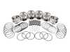 ES#3672220 - 186236 - JE Performance Forged Piston Set - Includes rings, wire locks, and wrist pins - 83mm bore, 9.0:1 CR, 90.2mm stroke - JE Piston - Volkswagen