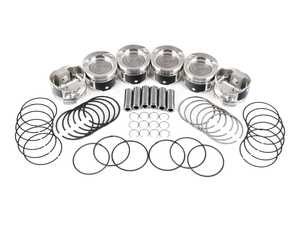 ES#3672220 - 186236 - JE Performance Forged Piston Set - Includes rings, wire locks, and wrist pins - 83mm bore, 9.0:1 CR, 90.2mm stroke - JE Piston - Volkswagen