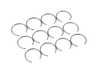 ES#3672220 - 186236 - JE Performance Forged Piston Set - Includes rings, wire locks, and wrist pins - 83mm bore, 9.0:1 CR, 90.2mm stroke - JE Piston - Volkswagen
