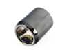 ES#4382372 - 18309455546 - Tailpipes Black Chrome - priced Each  - Mounts to the factory exhaust D=90mm - Genuine MINI - MINI