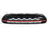 ES#4215131 - 51135A1A149 - JCW Grille LCI Piano Black With Red Stripe - Complete front main grille with JCW logo, newer design - Genuine MINI - MINI
