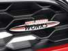 ES#4215131 - 51135A1A149 - JCW Grille LCI Piano Black With Red Stripe - Complete front main grille with JCW logo, newer design - Genuine MINI - MINI