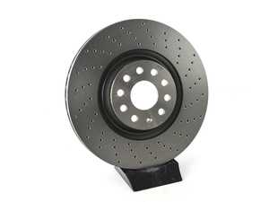 ES#4486857 - 8S0615301X - Premium Xtra Cross Drilled UV Coated Rotor - Brembo - Audi Volkswagen