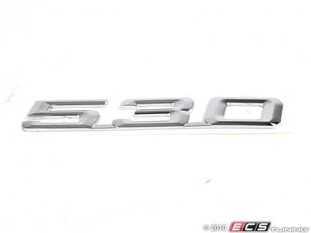 ES#79396 - 51148148829 - 530 Badge - From the E34 and E39 530 - Genuine BMW - BMW