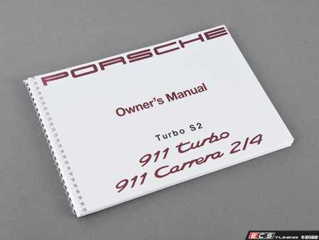 ES#1534973 - WKD96402192 - 1992 911 Owner's Manual - Complete spiral-bound driver's manual - Genuine Porsche - Porsche