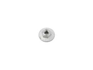 ES#1509528 - 99908463301 - Hex Nut With Flange - Priced Each - M6 flanged nut - Used to secure the front bumper guides - Genuine Porsche - Porsche