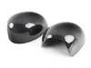 ES#4430396 - 51160415376 - JCW Style Carbon Fiber Mirror Cap Covers - Set - Attaches to the front of the side mirror housing over the stock mirror cap, peel and stick - ECS - MINI
