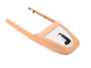 ES#1503498 - 997553241025Z1 - Gear Shift Trim Cover - Sand Beige Lacquered - For vehicles equipped with a tiptronic transmission - Genuine Porsche - Porsche