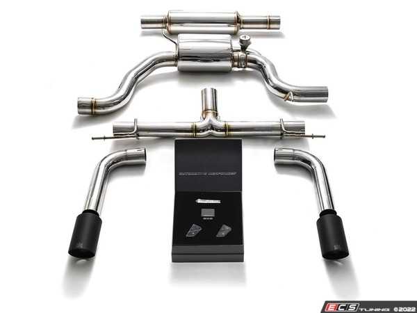 AME Valvetronic Remote Valve Exhaust Catback For Ford Raptor F150 3.5Tt 2022 Stainless Steel Valvetronic Catback Exhaust