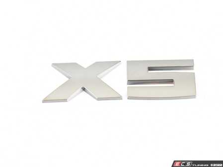 ES#4189084 - 51148093827 - Model Emblem - X5 - Replacement trunk Emblem or your X5 - Genuine BMW - BMW