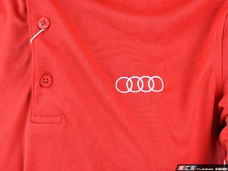 ES#3187292 - ACM0012REDSM - Helium Polo - Red - Mens Small - Whether you are trying to escape the greenside bunkers or just add some flair to your office wardrobe, the Men's Helium Polo is the answer. - Genuine Volkswagen Audi - Audi