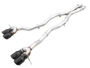 ES#4608683 - 3020-42482 - AWE Track Edition Catback Exhaust - Diamond Black Tips - Go even more aggressive with your BMW's exhaust! - AWE - BMW