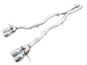ES#5376246 - AWEG8XTRK - AWE Track Edition Catback Exhaust System - Chrome Silver Or Diamond Black Tips - Free up power and unleash your BMW's naturally agressive S58 exhaust tone! - AWE - BMW