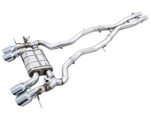 ES#5376247 - AWEG8XSP - AWE SwitchPath Catback Exhaust System - Chrome Silver Or Diamond Black Tips - Maximum flow and minimal drone! Featuring AWE's SwitchPath valve technology. - AWE - BMW