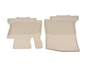 ES#3451565 - 20568075088S85 - Rubber Floor Mat Set - Tan - Featuring Genuine Mercedes-Benz Front All-Weather Floor Mats - Genuine Mercedes Benz - Mercedes Benz