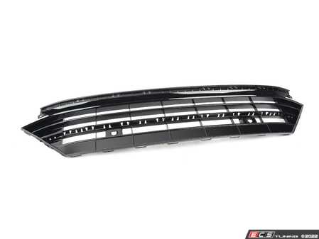 ES#3554583 - 5NN853677J041 - Front Bumper Lower Grille  - R Line - Glossy Black - Genuine Volkswagen Audi - Volkswagen