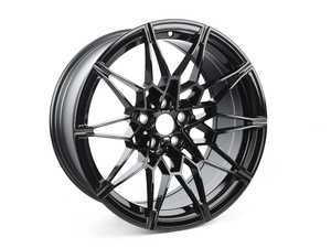 ES#4350289 - 36108093838 - 19" Style Jet Black Light Alloy Wheel - Individual gloss black rim - Genuine BMW - BMW