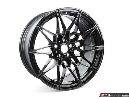 ES#4350289 - 36108093838 - 19" Style Jet Black Light Alloy Wheel - Individual gloss black rim - Genuine BMW - BMW