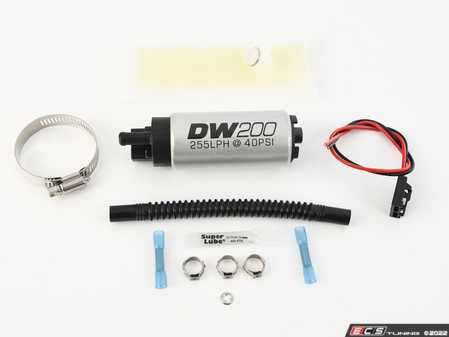 ES#4488420 - 9-201-1031 - DeatschWerks 255 LPH In-Tank Fuel Pump W/ Install Kit for E36/E46 - High performance replacement fuel pump - DeatschWerks - BMW