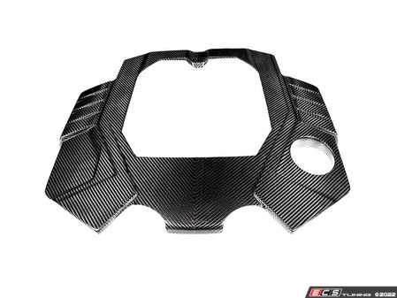 ES#4608861 -  EVE-C8RS6-CF-EN - C8 RS6 / RS7 Black Carbon Engine Cover - Gloss - Made from prepreg carbon fiber and kevlar. - Eventuri - Audi